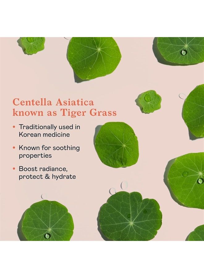 Color Correcting CC Water with Centella Asiatica, Caramel - Light Aqua Gel Facial Concealer with Illuminating Finish Soothes and Hydrates - Korean Skincare Skin Perfector - 1.3 Oz