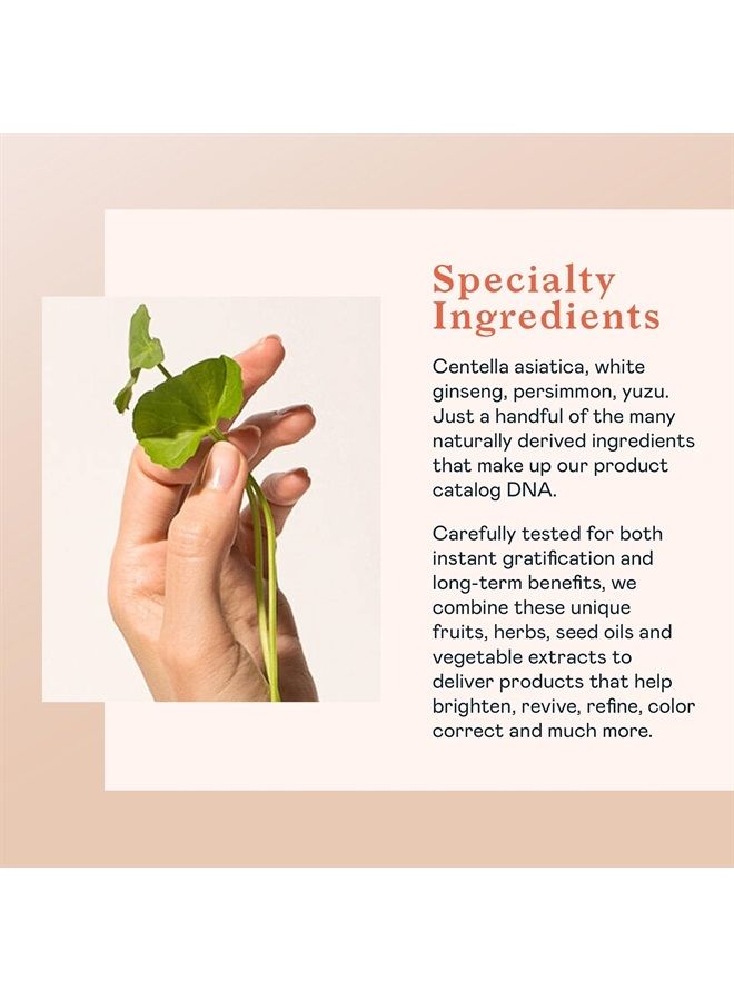 Color Correcting CC Water with Centella Asiatica, Caramel - Light Aqua Gel Facial Concealer with Illuminating Finish Soothes and Hydrates - Korean Skincare Skin Perfector - 1.3 Oz