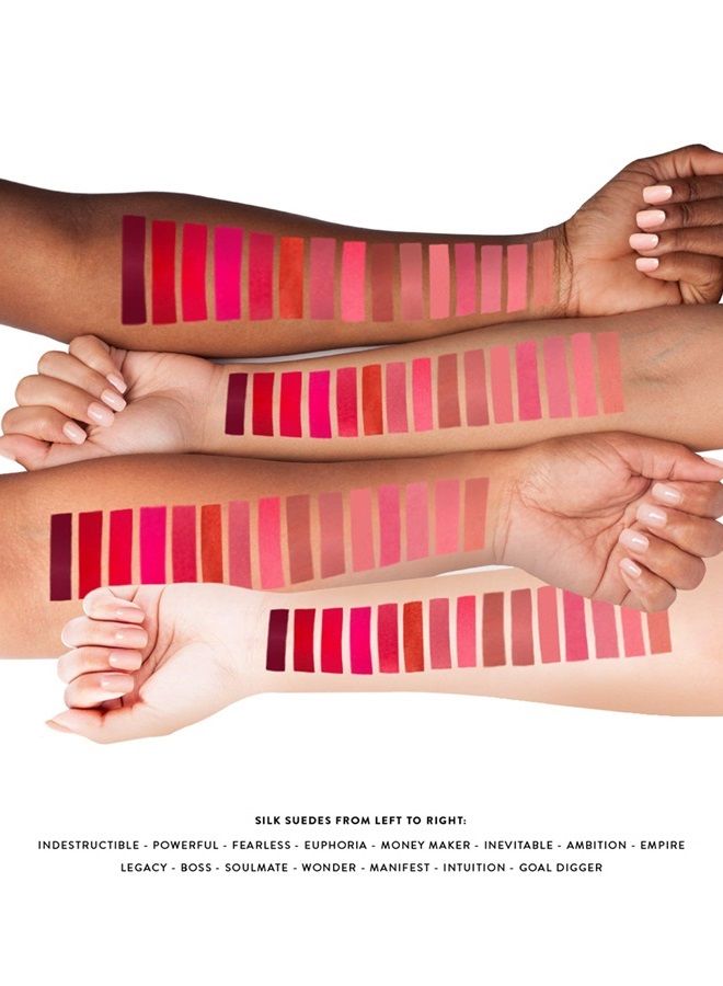 Makeup Silk Suede Lipstick Shades are Perfectly Smooth, Highly Pigmented Lipsticks, Semi Matte Finish, Creamy, Hydrating Formula, Long-lasting, Cruelty Free