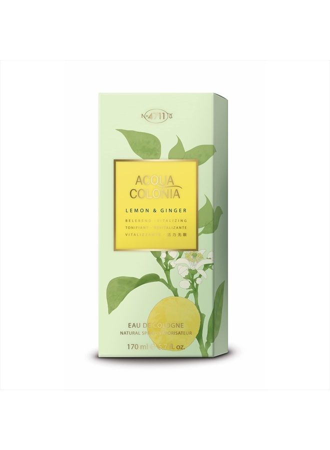 Acqua Colonia Lemon and Ginger Eau de Cologne Spray, 5.7 Ounce