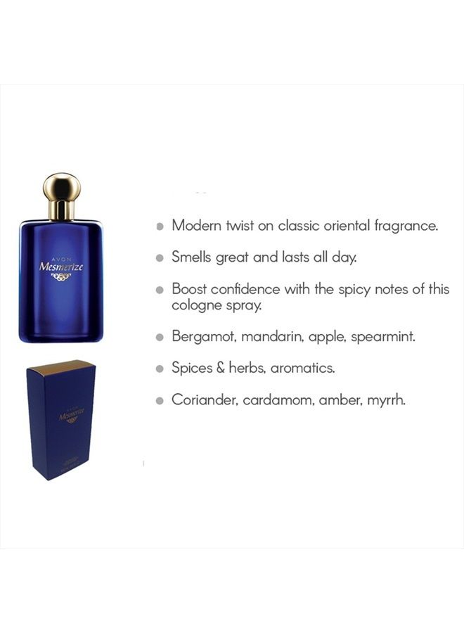 Avon Mesmerize For Men Cologne Spray 3.4 fl oz