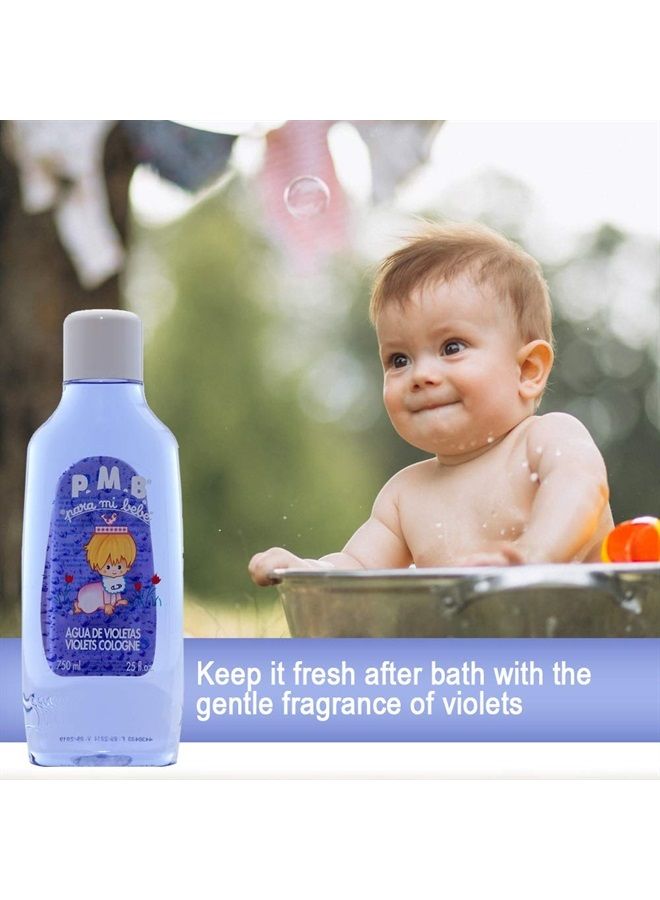 Agua De Violetas Splash Cologne, 25 Ounce