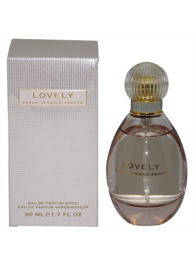 Lovely by SJP - Sweet, Floral, Musky Amber Woody Eau De Parfum Spray Fragrance for Women - With Notes of Mandarin, Bergamot, Apple, and Cedarwood - Intense, Long Lasting Scent - 1.7 oz