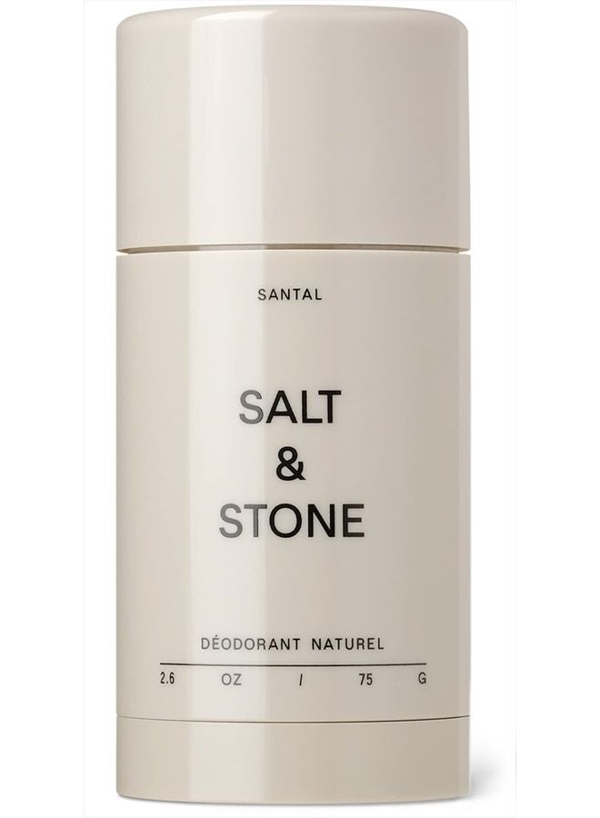 SALT & STONE Natural Deodorant - Santal & Vetiver | Extra Strength Natural Deodorant for Women & Men | Aluminum Free with Seaweed Extracts, Shea Butter & Probiotics | Free From Parabens, Sulfates & Ph