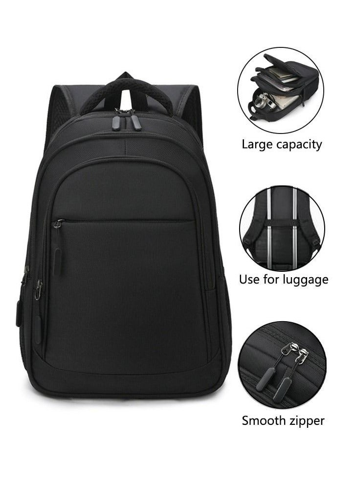 Anti Theft Slim Durable and Waterproof Computer Backpack with USB Charging Port Travel Laptop Backpack Business College School Laptop Bag