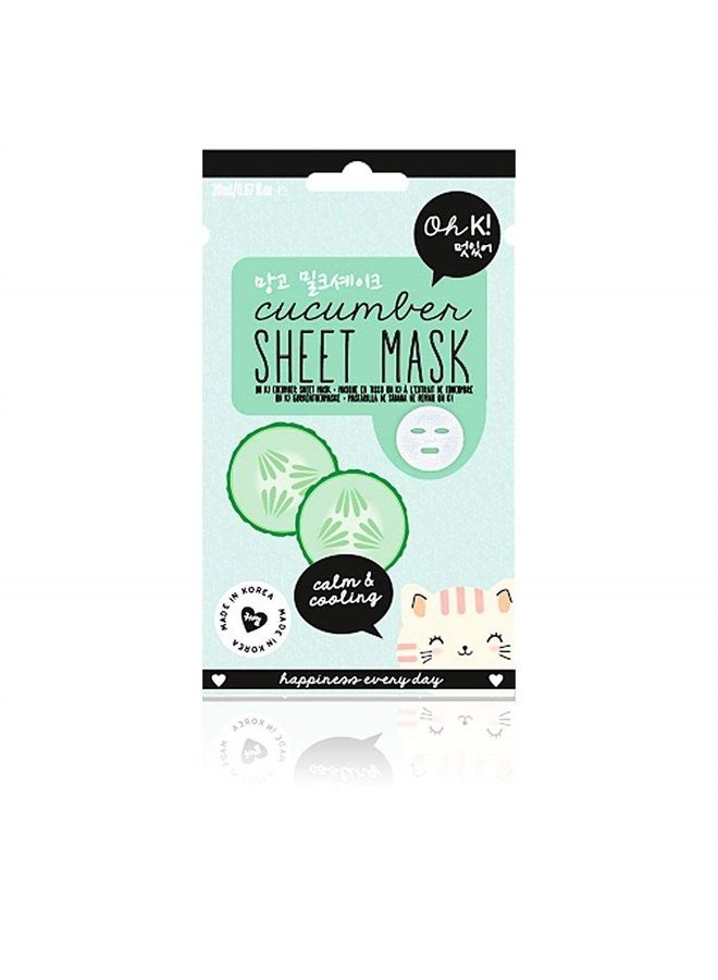 Facial Sheet Mask, Cucumber
