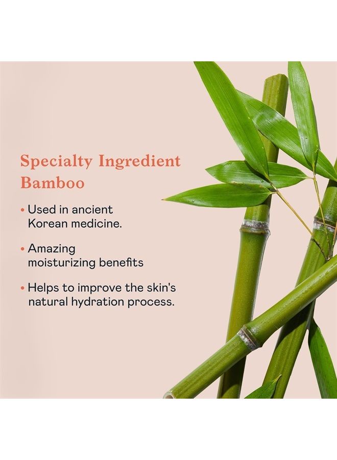 Bamboo Super Serum - Hydrating Facial Serum with Hyaluronic Acid for Replenished, Moisturized & Radiant Skin- Long-Lasting Intense Hydration - Korean Skincare – 1 fl oz