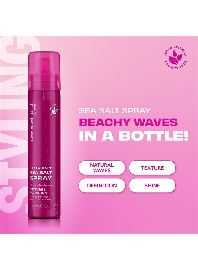 Sea Salt Texturizing Spray for Tousled Waves - Hair Texturizing Salt Spray