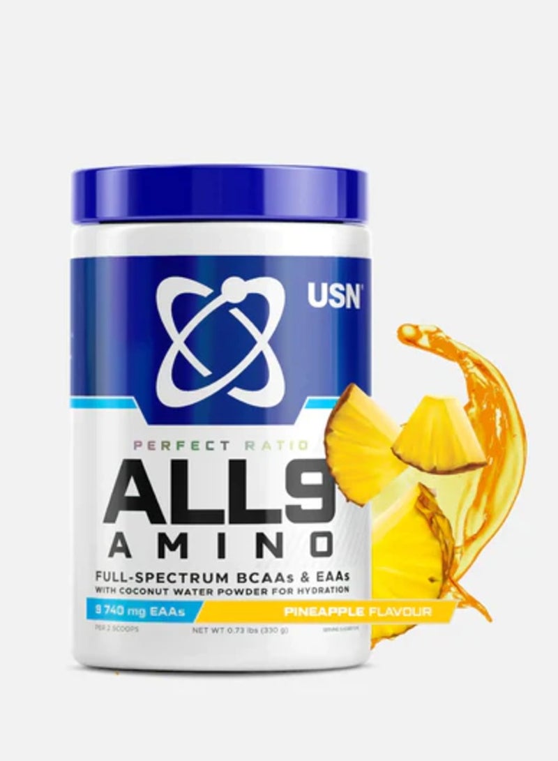 USN ALL9 amino 330g Pineapple Flavor