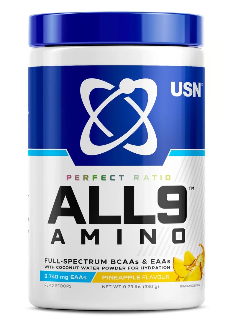 USN ALL9 amino 330g Pineapple Flavor