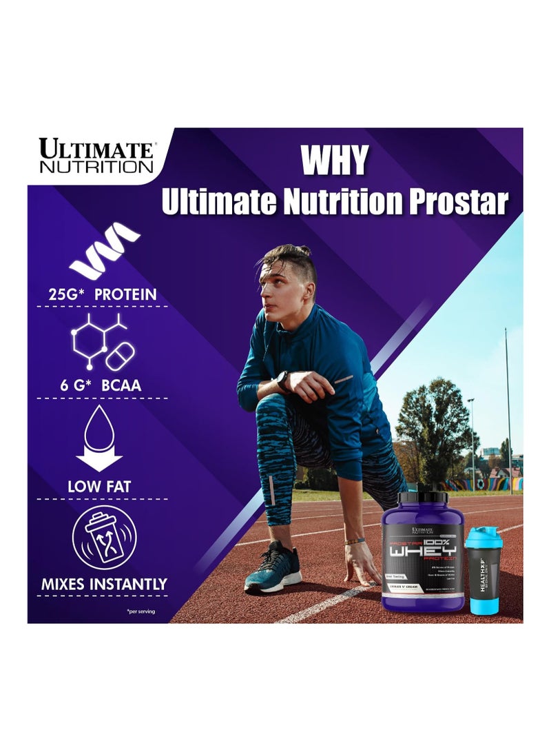 Prostar 100% Whey Protein 2.39kg Chocolate Cream Flavor