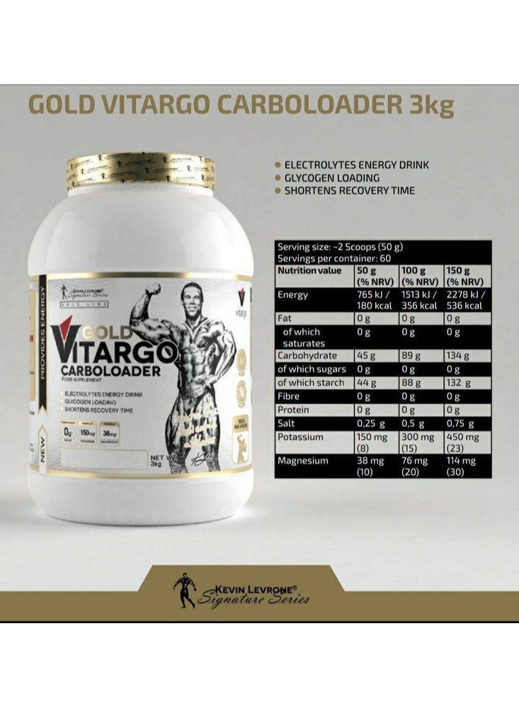 Gold Vitargo Carboloader 3kg Lemon Maracuja Flavor