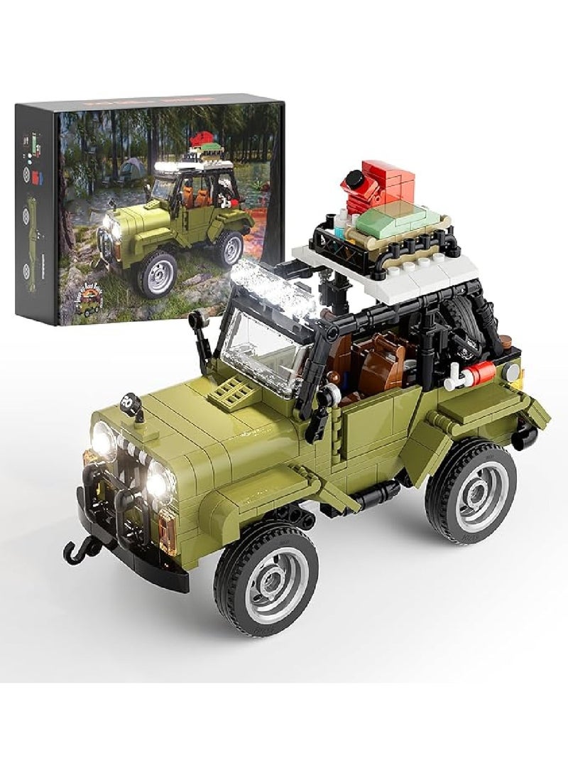 Jungle Buggy Brick Set 510 PCS With LED Lights For Teens And Adults