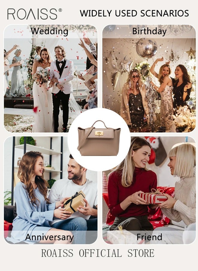 Multifunctional Fashion Handbag for Women Premium Exquisite Ladies Shoulder Crossbody Bags with Gift Bag Gifts for Mother Wife Girlfriend Suitable for Birthday Gift Anniversary or Casual Time