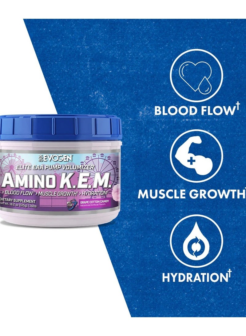 Amino K.E.M Elite EAA Grape Cotton Candy 515g