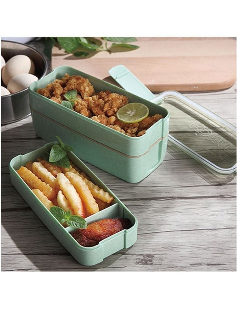 8 Piece Stainless Steel Bento Leakproof Lunch Box for Kids  Adults Office Workers