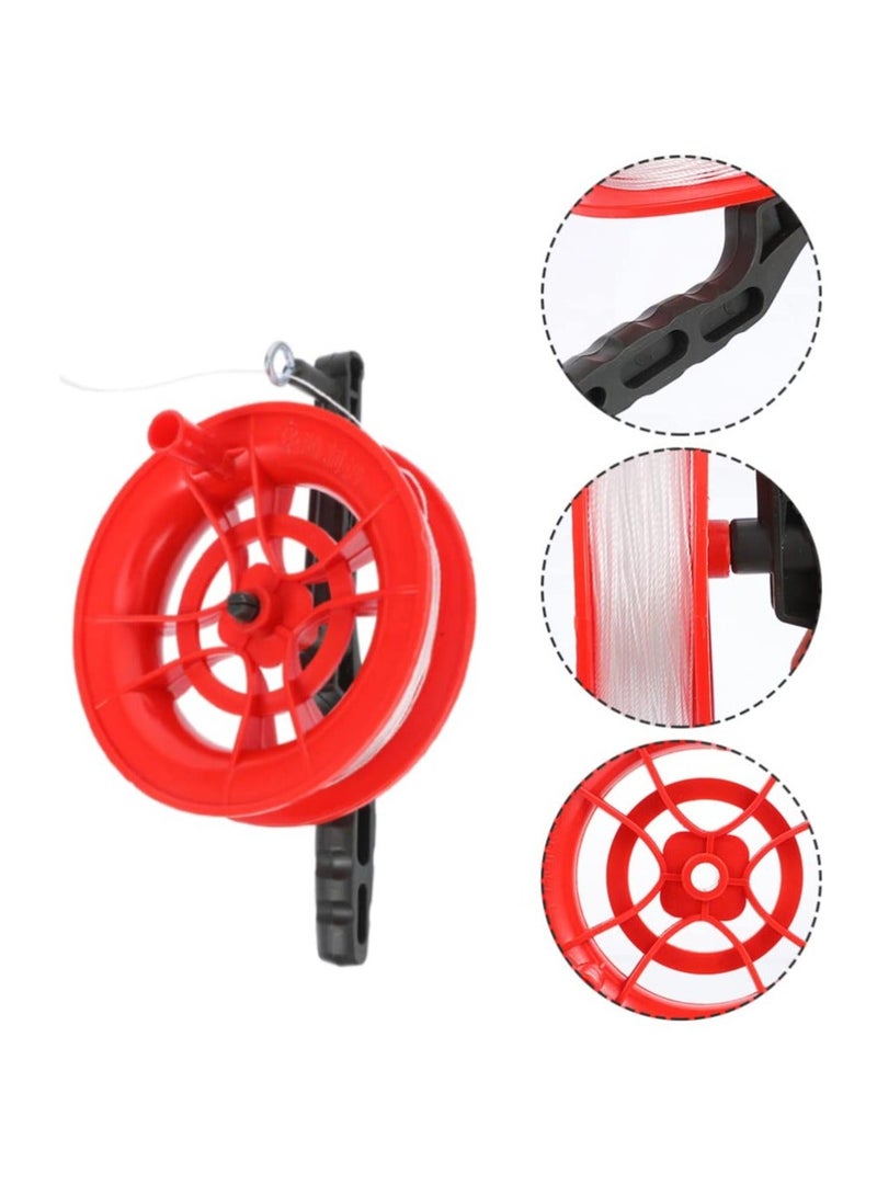 3 Pcs Kite String Winder, Accessories Reel Handle with 100m for Each Kids Outdoor Parent-Child Game