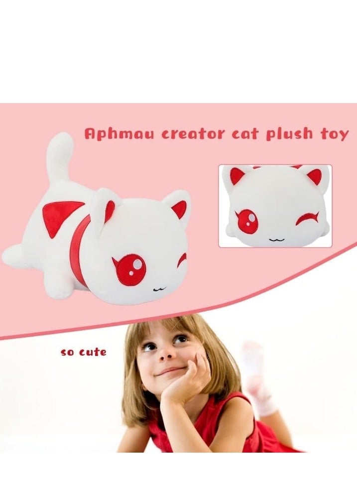 Cute Cat Food Plush Plushies Cat Mee Meow Cute Anime Cartoon Cat Stuffed Animal Meemeows Cat Plush Figure Toy Plush Pillow Gift for Fans Kids  25cm