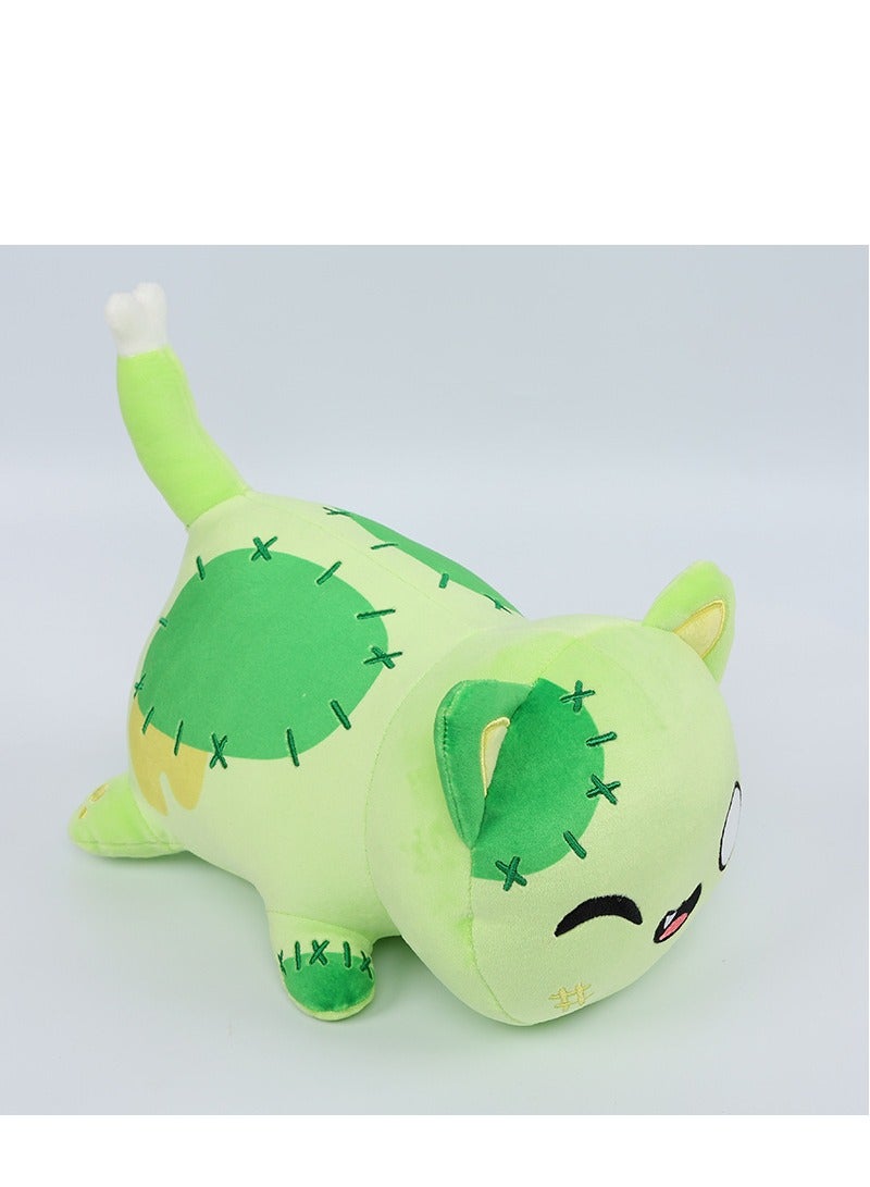 Cute Cat Food Plush Plushies Cat Mee Meow Cute Anime Cartoon Cat Stuffed Animal Meemeows Cat Plush Figure Toy Plush Pillow Gift for Fans Kids  25cm