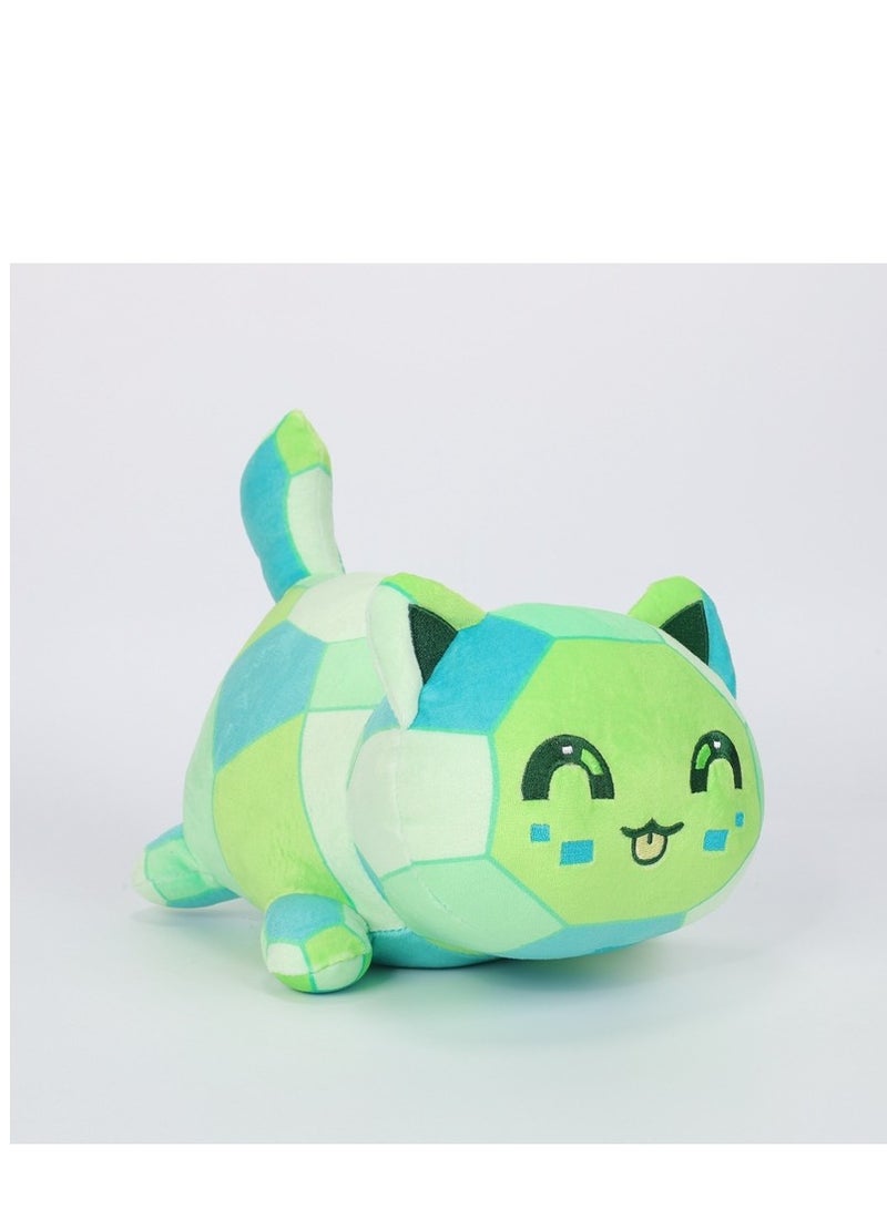 Cute Cat Food Plush Plushies Cat Mee Meow Cute Anime Cartoon Cat Stuffed Animal Meemeows Cat Plush Figure Toy Plush Pillow Gift for Fans Kids  25cm