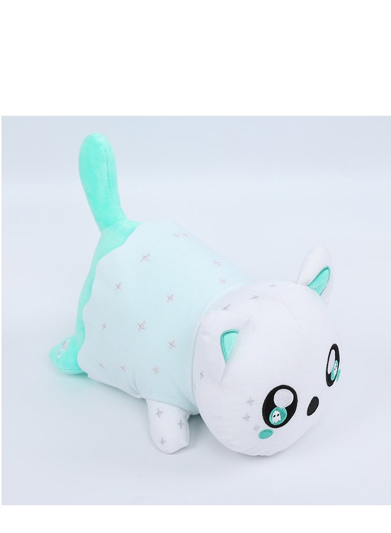 Cute Cat Food Plush Plushies Cat Mee Meow Cute Anime Cartoon Cat Stuffed Animal Meemeows Cat Plush Figure Toy Plush Pillow Gift for Fans Kids  25cm