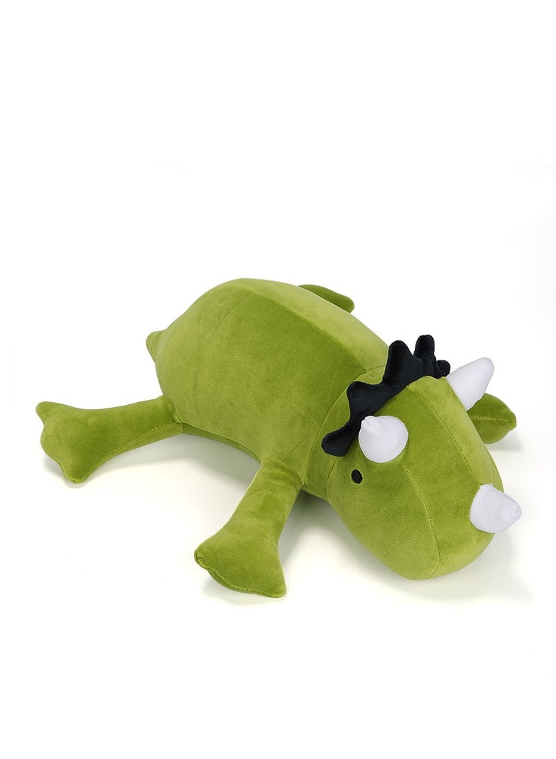 Dinosaur Weighted Stuffed Animals 16 inch Green Dino Stuffed Plush Animal Throw Pillows  Kawaii Plushies Hugging Toy Gifts for Kids