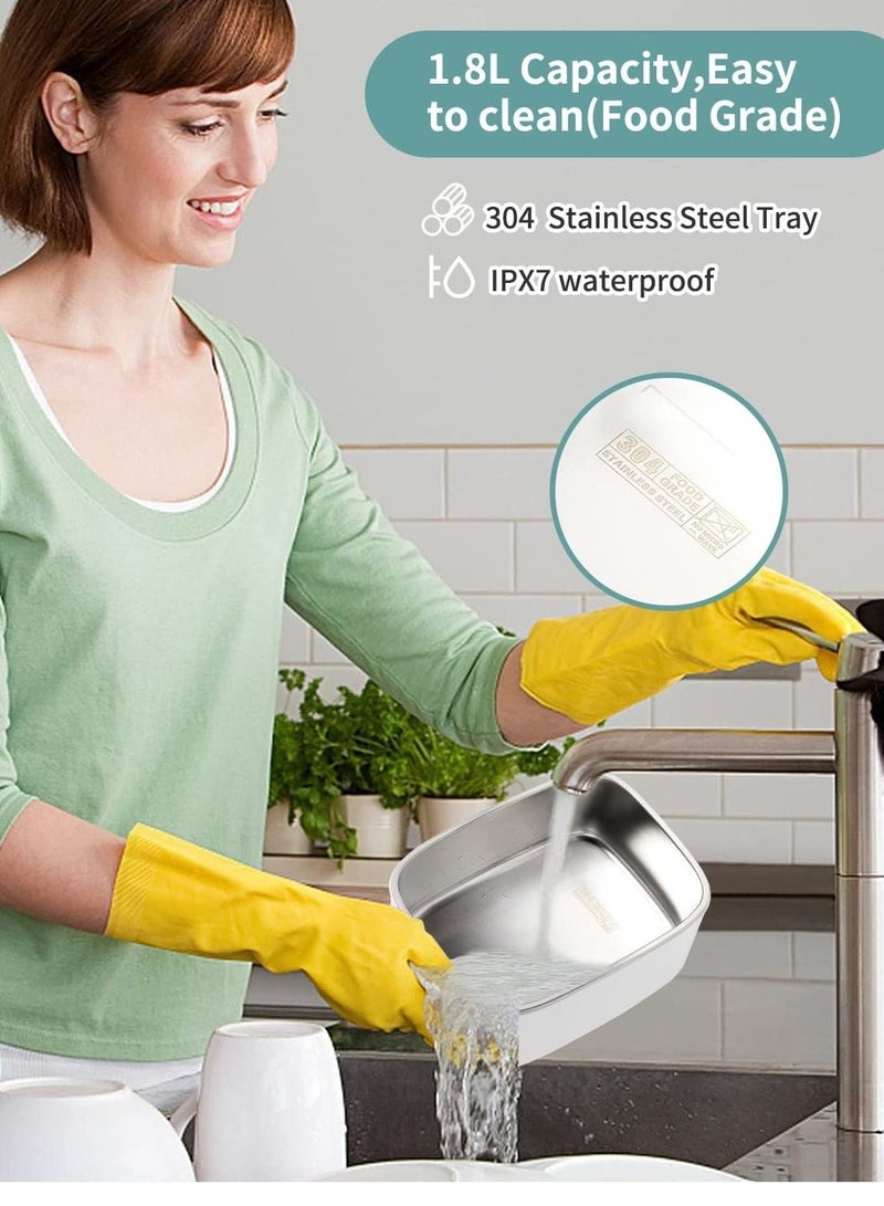 Electric Heated Bento Lunch Box Warmer Rice Cooker For Adult Kids Car Truck with Insulated Bag and Stainless Steel Cutlery