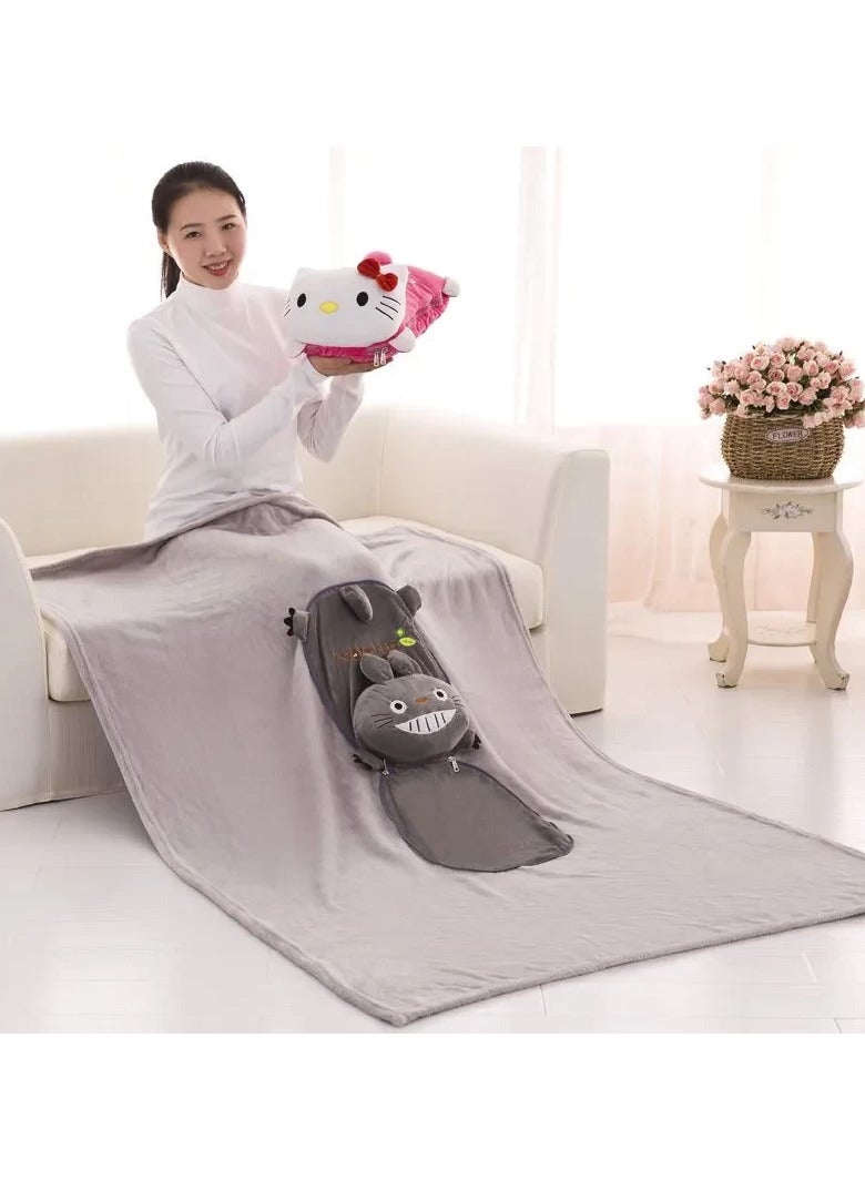 Anime Totoro Pillow+Blanket ( 2 in 1 )