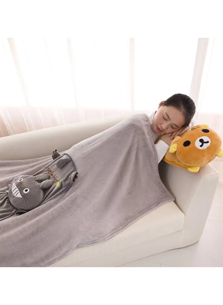 Anime Totoro Pillow+Blanket ( 2 in 1 )