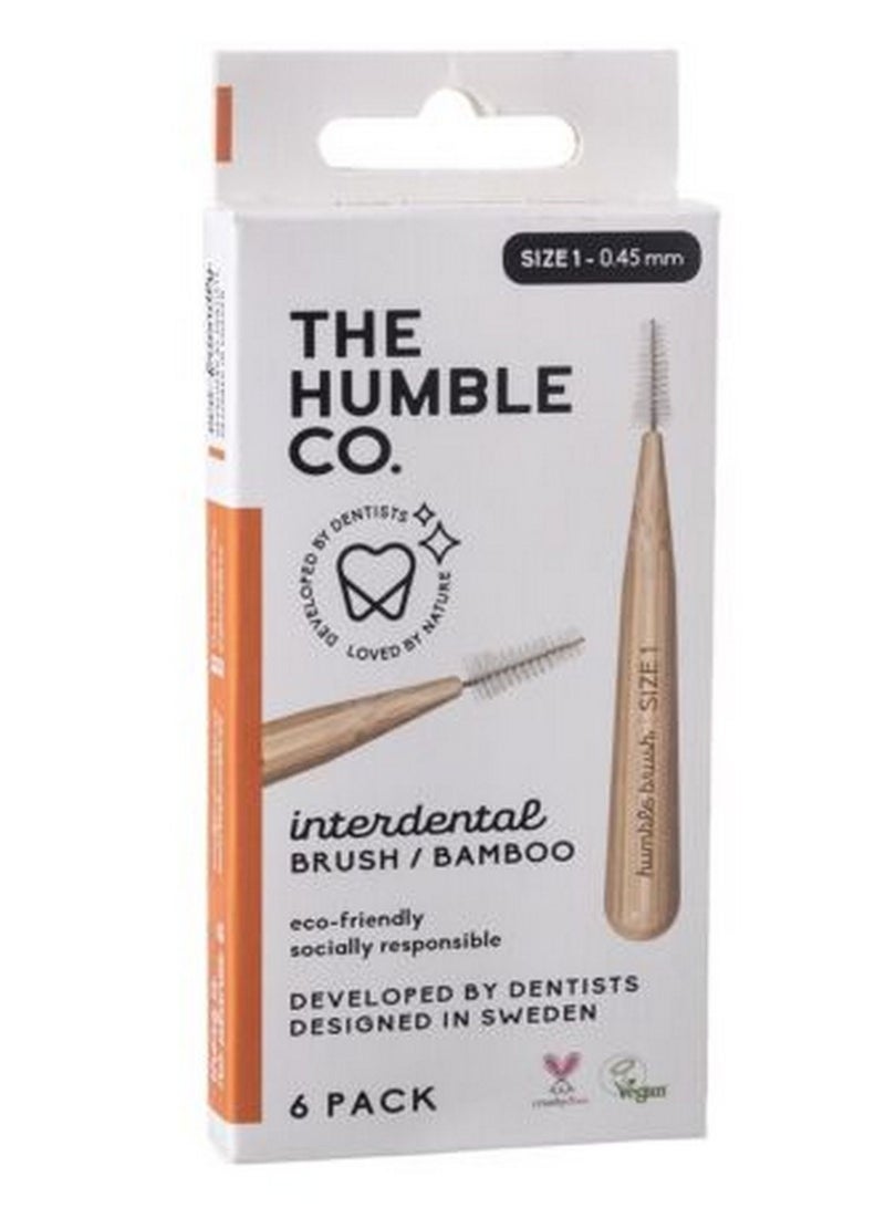 Interdental Brush Bamboo - Size 1 - 045 MM