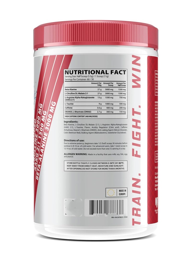 Muscle Rulz Pre-Workout Pre Rulz 330g  Cherry Gum Flavor