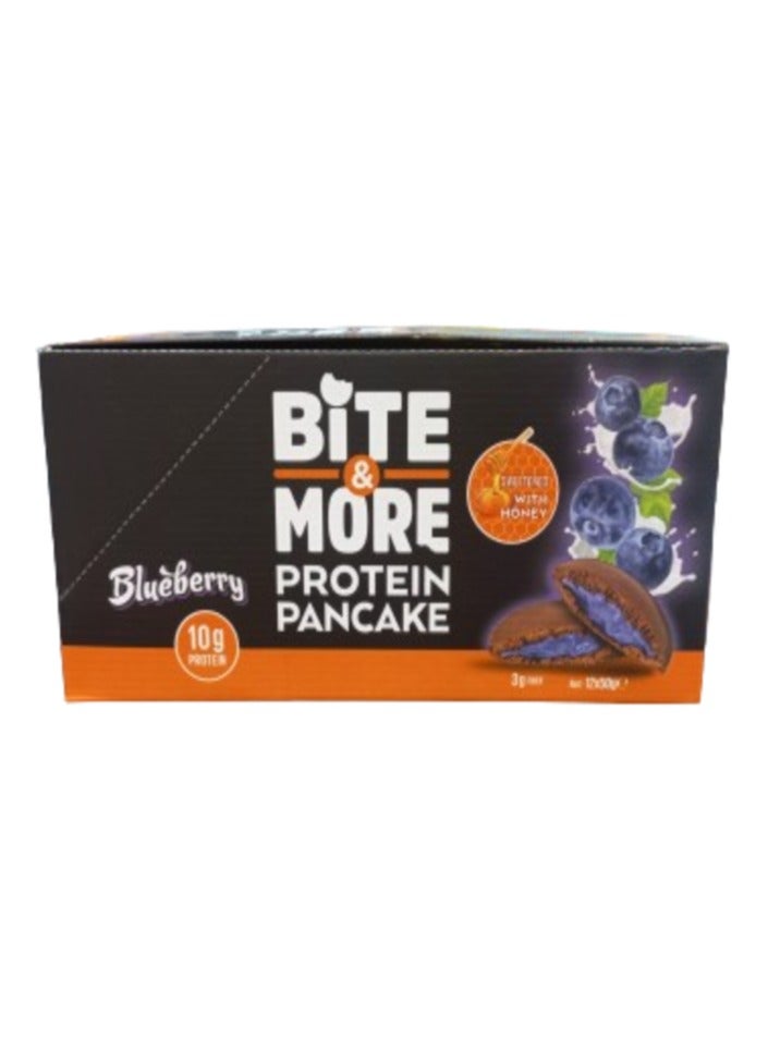 Bite And More Protein Pancake Blueberry Flavor 50g Pack of 12