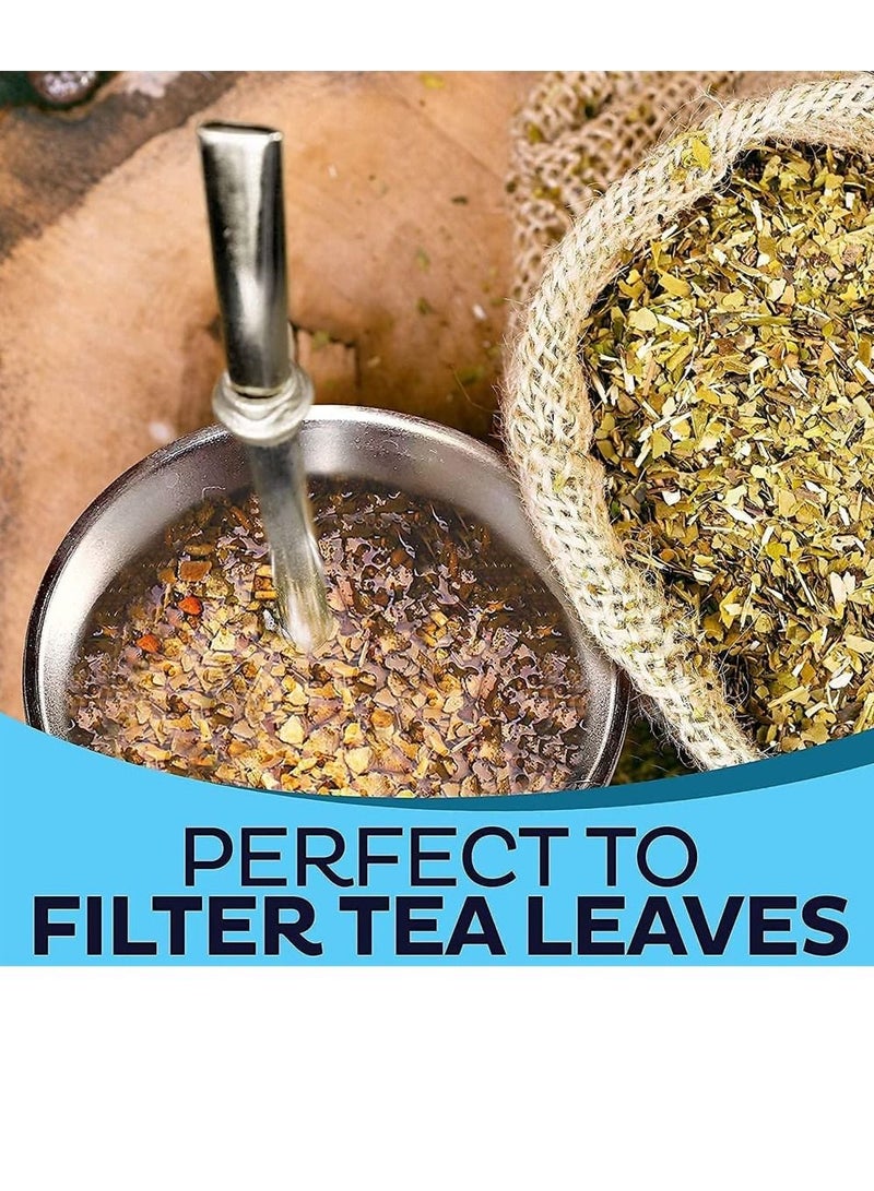 Yerba Mate Tea Cup And Bombilla Straw Set 12oz double-wall Stainless Coffee Water Natural Gourd Kit For Loose Leaf Drinking Easy to Clean