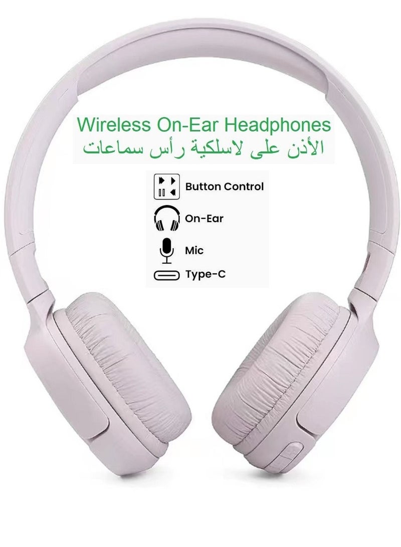 Wireless On-Ear Headphones Rose