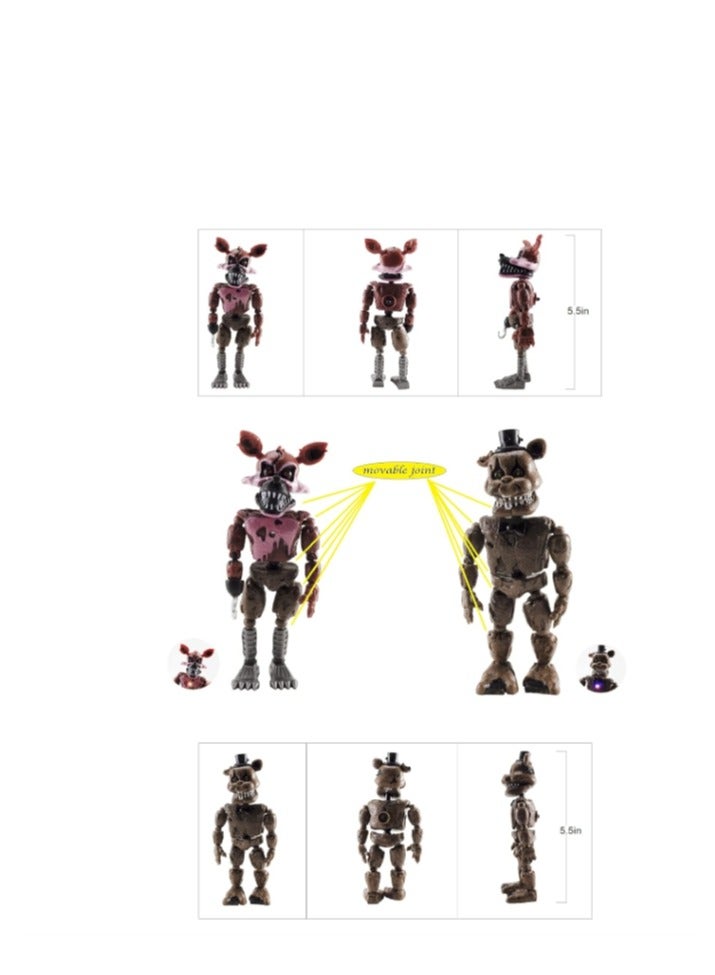 6-Piece Five Nights At Freddy's Figure Set