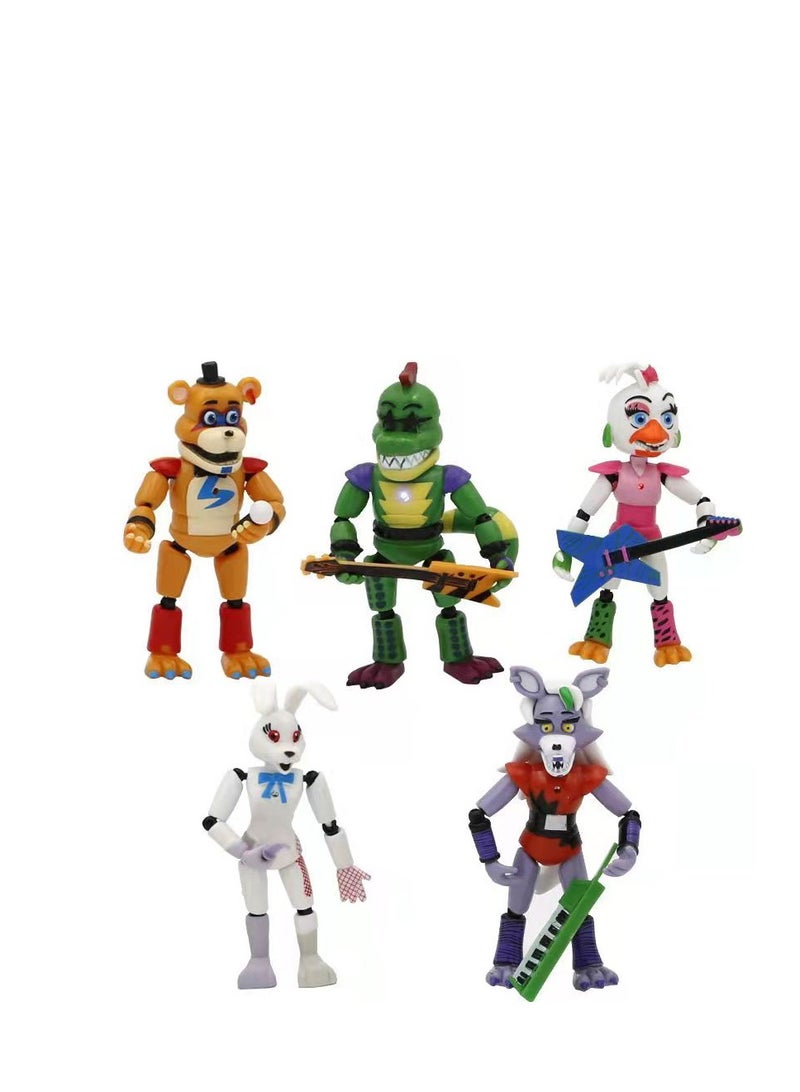 5-Piece Five Nights At Freddy's Theme Toy Set