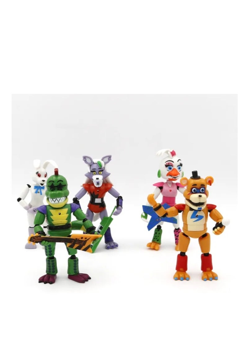 5-Piece Five Nights At Freddy's Theme Toy Set