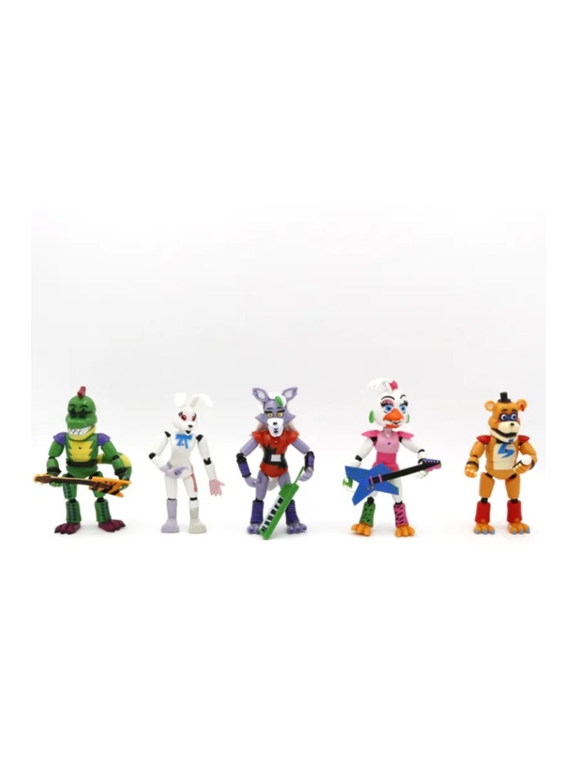 5-Piece Five Nights At Freddy's Theme Toy Set