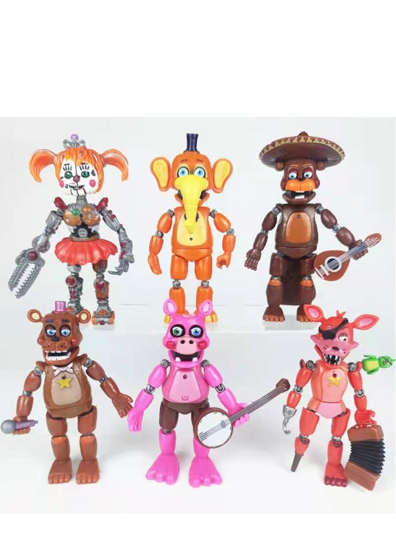 6-Piece Five Nights At Freddy's Figure Set
