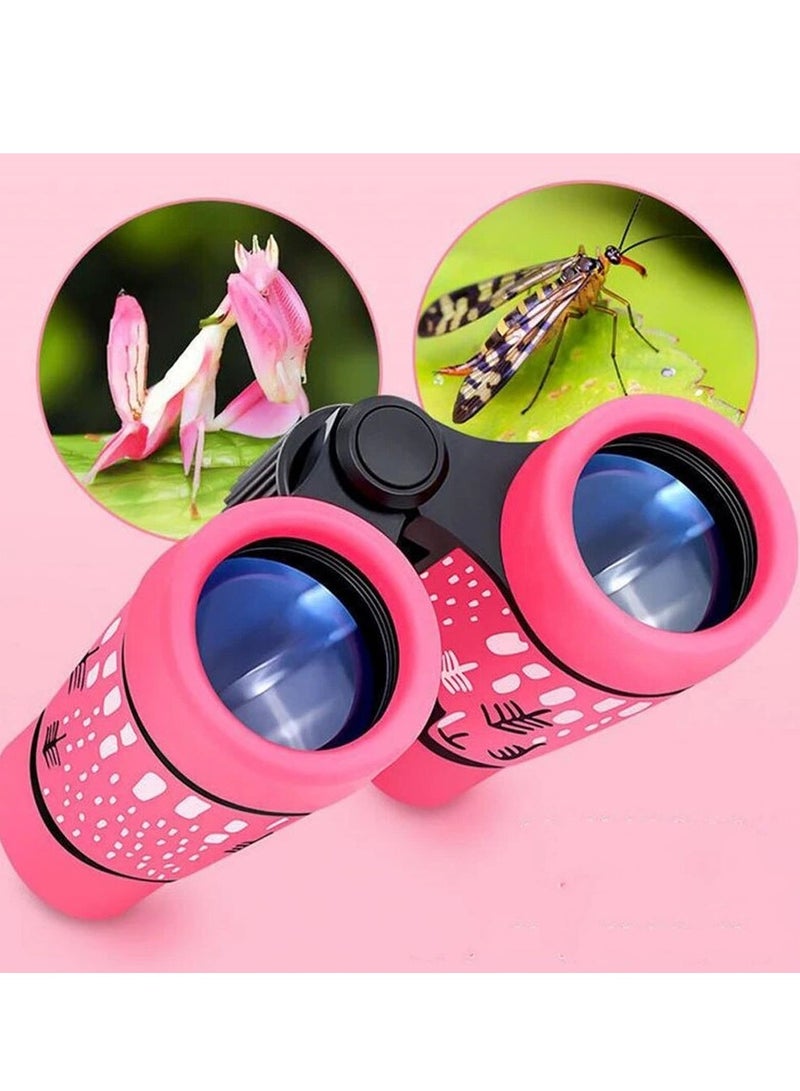 Kids Binoculars, Children Educational Folding Telescope, Compact High Power Kids Binoculars for Bird Watching, Hiking, Hunting, Outdoor Games