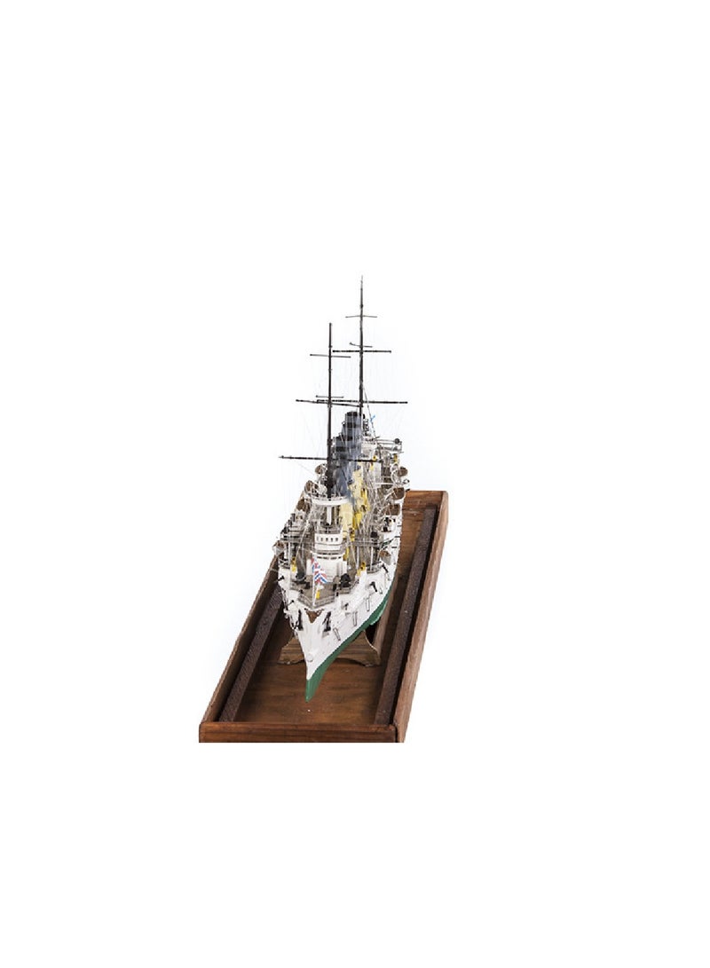 Tsarist Varyag Protected Cruiser DIY Paper Model Kit Handmade Toy Puzzle Gift