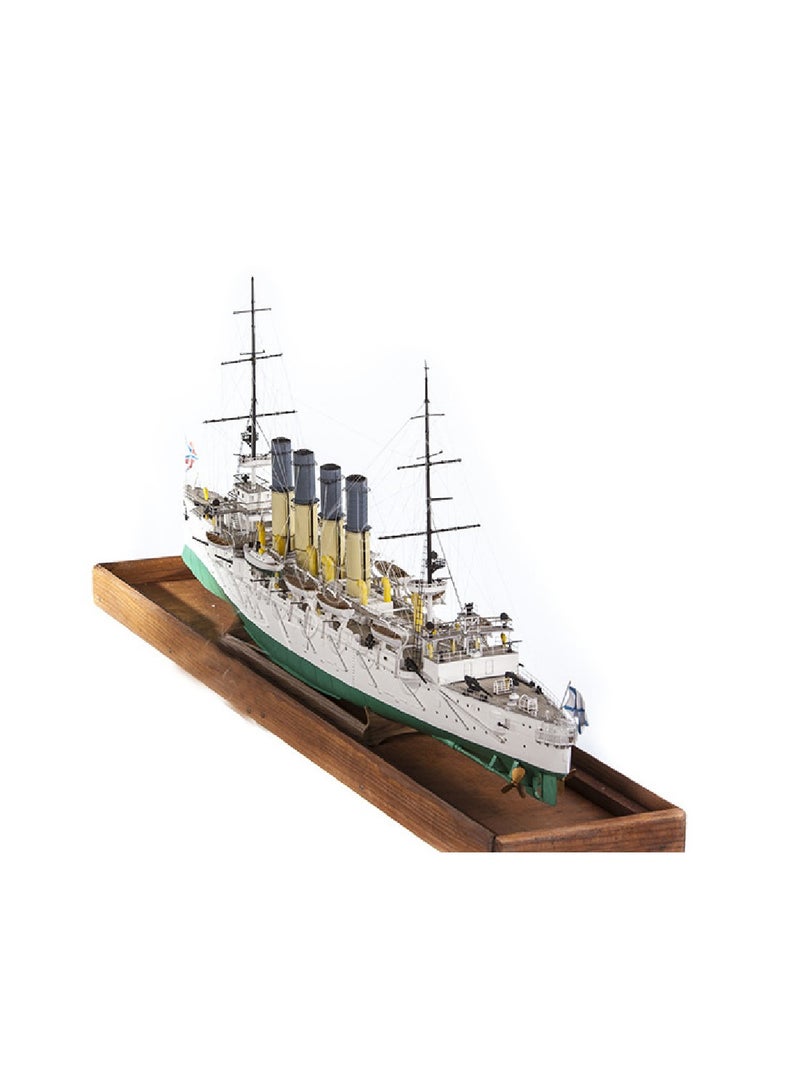 Tsarist Varyag Protected Cruiser DIY Paper Model Kit Handmade Toy Puzzle Gift