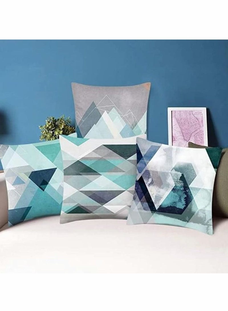 4PCS Pillows Set Sofa Cover Modern Decorative Pillowcases Home Cushion