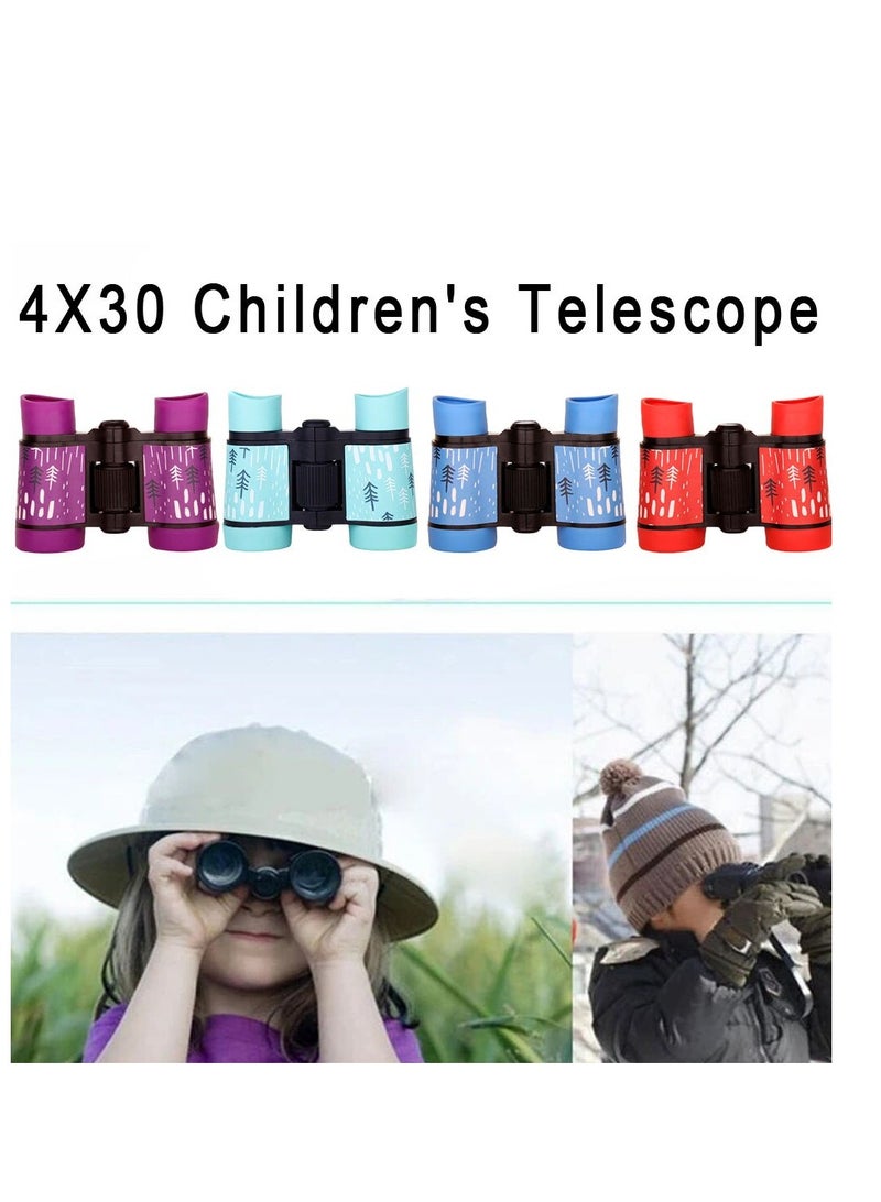Kids Binoculars, Children Educational Folding Telescope, Compact High Power Kids Binoculars for Bird Watching, Hiking, Hunting, Outdoor Games