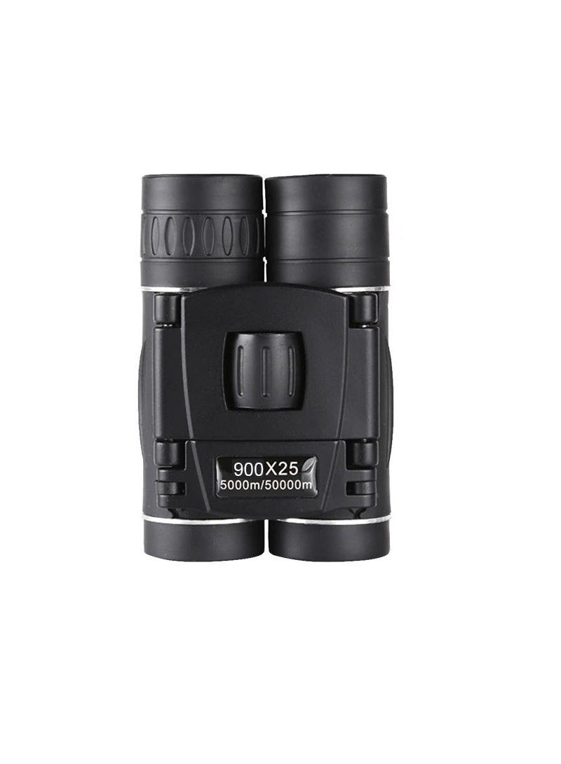 HD Zoom Portable 900x25 Powerful Binoculars Long Range Bak4 Telescope Jumelles Folding Low Light Binoculars For Hunting Camping