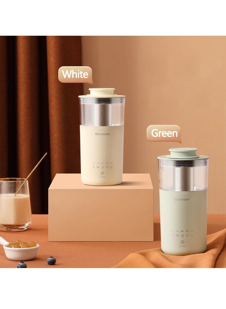 5 in 1 Electric Coffee Maker, 350ml Electric Milk Frother, Multifunction Portable Milk Tea Machine Milk Frother Automatic Tea Maker