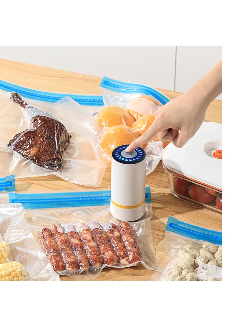 Portable Vacuum Sealer Pump, Mini Automatic Handheld Electric Small Vacuum Sealer Machine Pump, Handheld Vacuum Sealer for Food