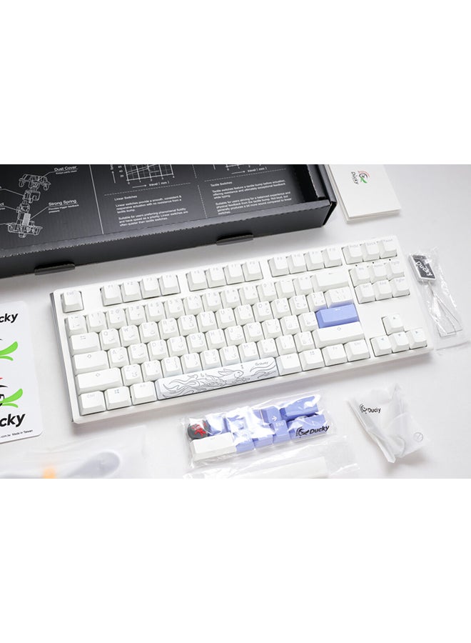 DUCKY One 3 Classic Pure White (DKON2187ST-RARPDPWWWSC1) KB  White