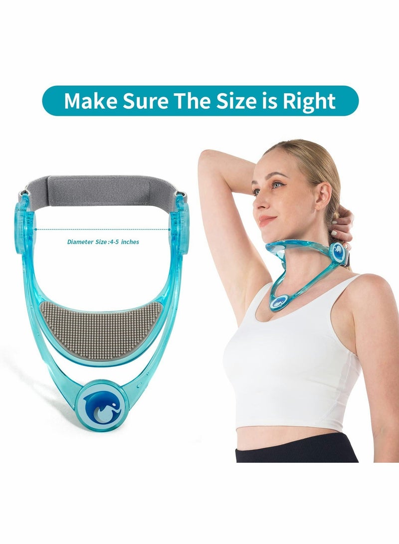 Neck Corrector,Neck Stretcher,Neck Brace,TERRIFI 360 Degree Adjustable Cervical Collar,Relieve Pressure in Spine and Preventing Cervical,Neck Posture Corrector