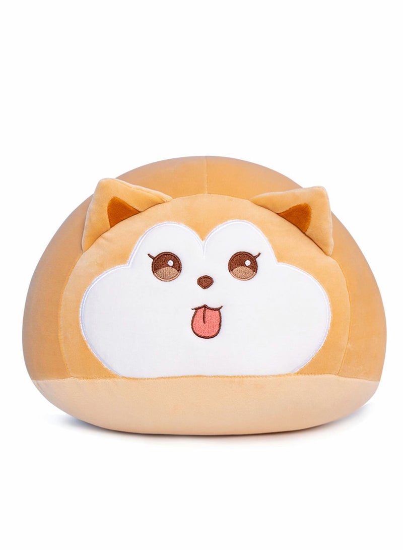 Pillow Cute Shiba Plush Pillow, Fat Animal Toy Adorable Hugging Sleeping for Toddler Kids Friends 11.8 Inches